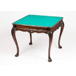 A George III style card table