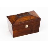 A Victorian tea caddy