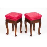 A pair of stools