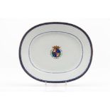 An armorial serving tray
