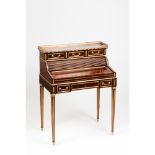 A Louis XVI style roll top desk