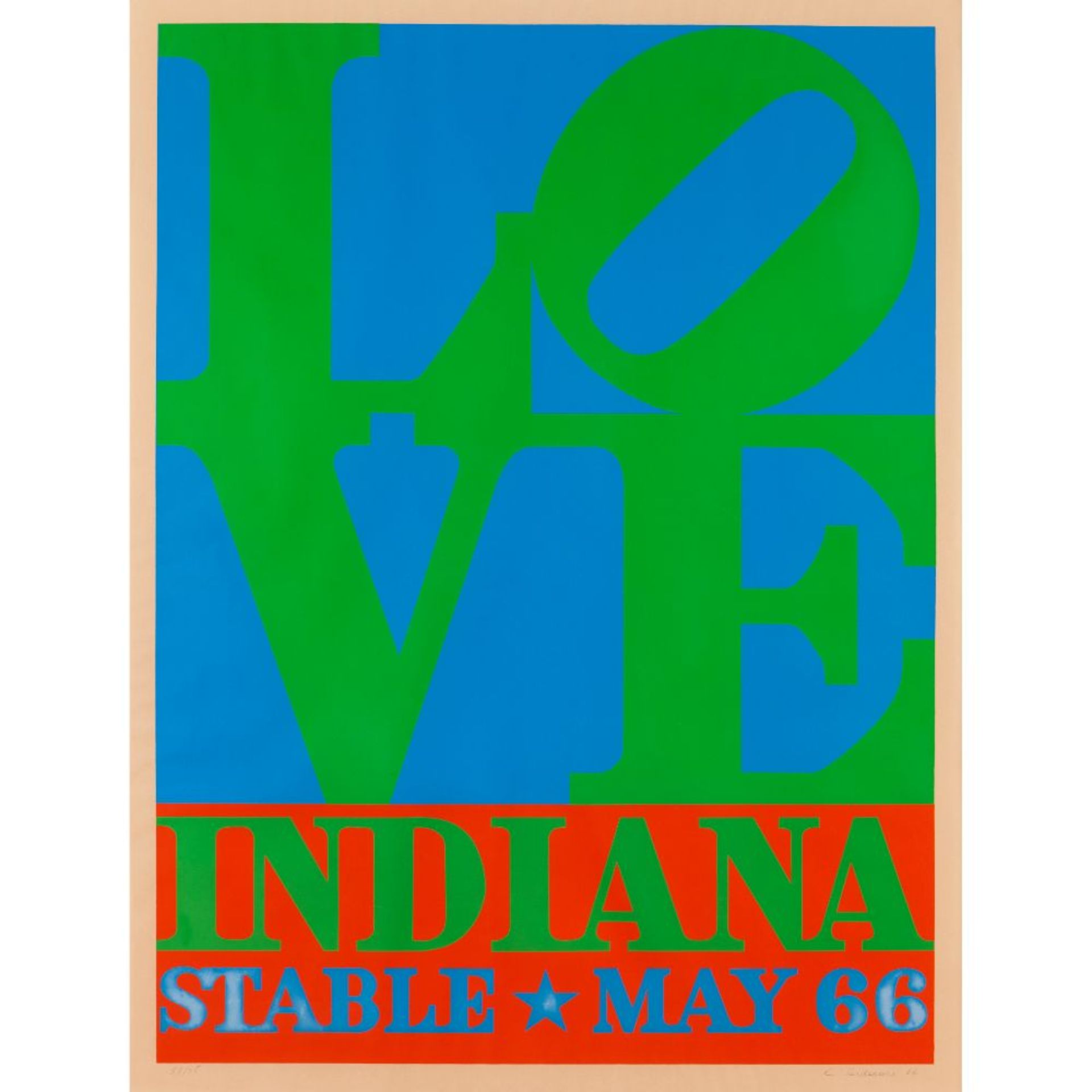 Robert Indiana (1928-2018)"Love, Indiana Stable May 66", 1966