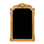 A Louis XVI style wall mirror