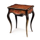 A Napoleon III working table in the Boulle manner