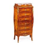 A Louis XV style tall chest