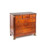 An Empire chest of drawers