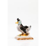 A "duck" toothpick holder