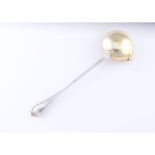 A Louis XVI style sauce ladle