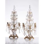 A pair of Louis XV style girandoles