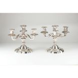 A Louis XV pair of candlesticks