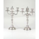 A pair of Louis XVI candelabra
