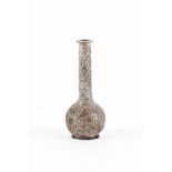 A miniature Chinese silver bottle vase