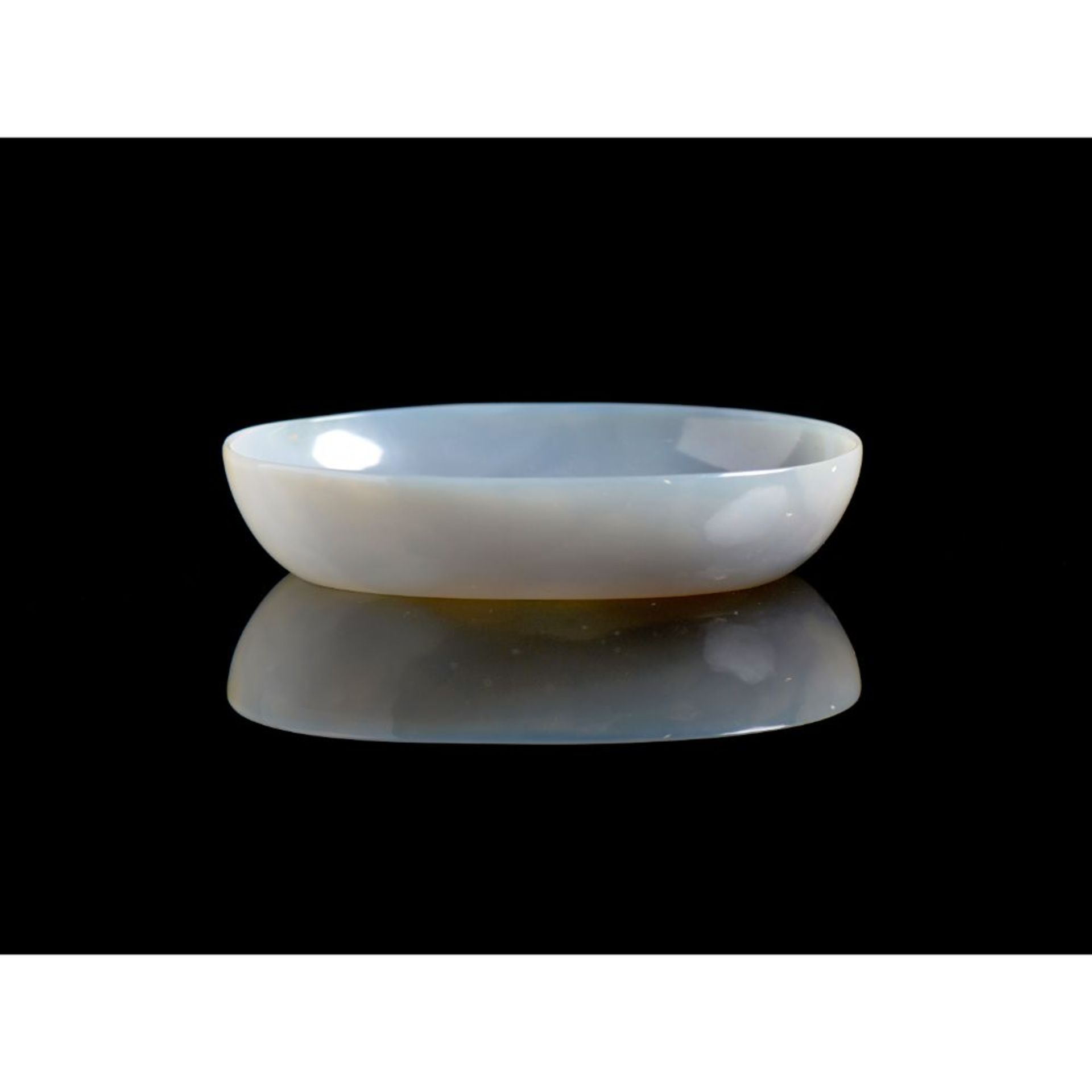 An oval agate washer