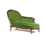 A Napoleon III chaise long