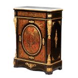 A Boulle style Napoleon III low cabinet
