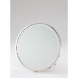 A round table top mirror