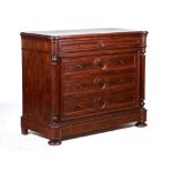 A Romantic era chest of drawers