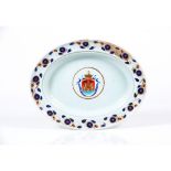 An armorial vegetable dish