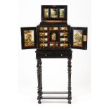 A Flemish cabinet on stand