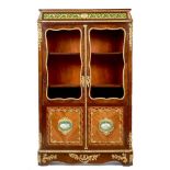 A Napoleon III display cabinet