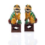 A pair of Buddhist Lions