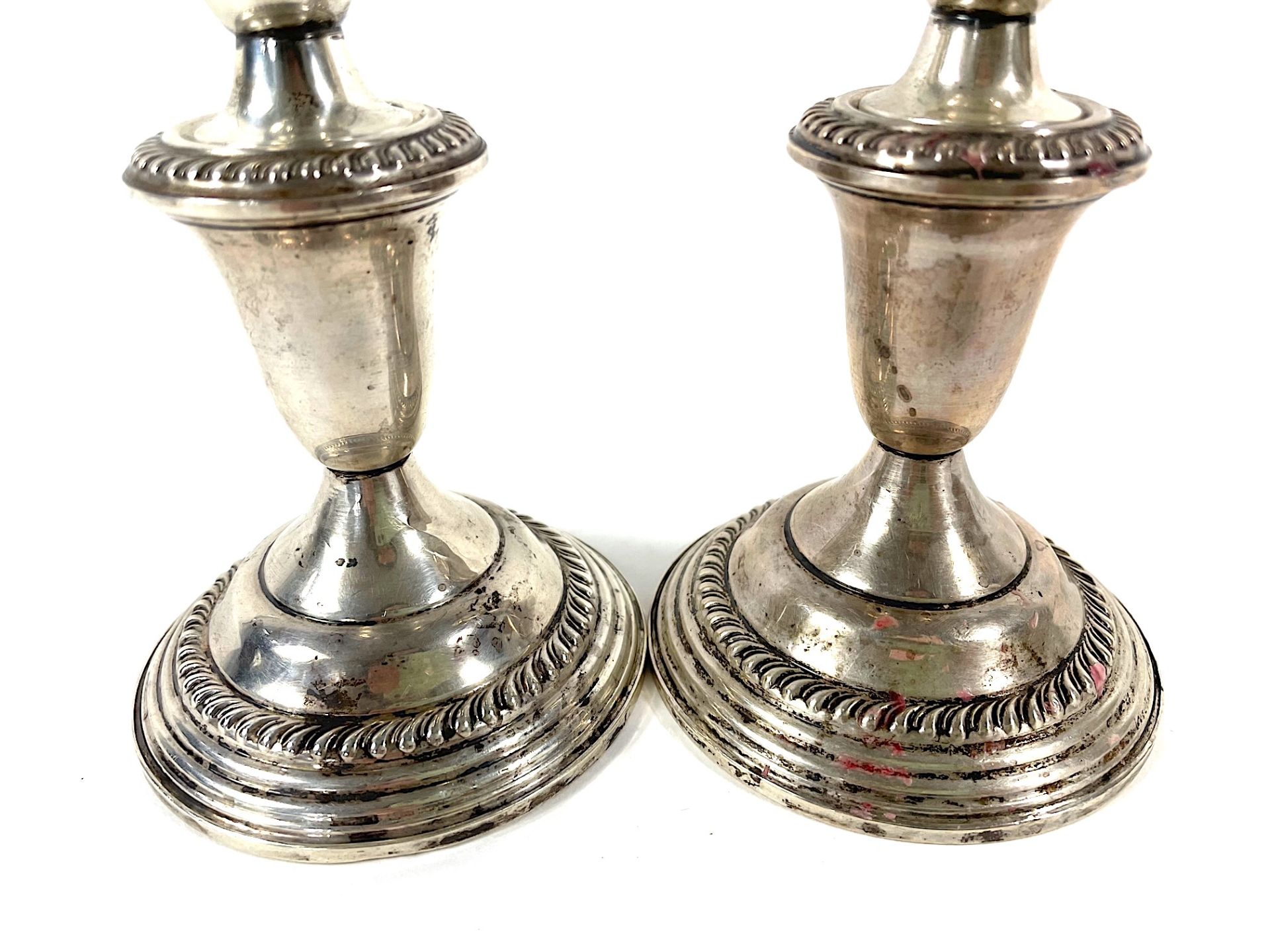 2 candlesticks 925 silver - Image 3 of 8