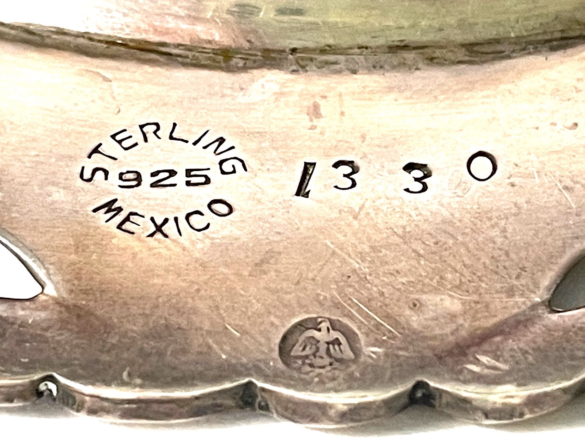 Silberteller, Mexico - Bild 5 aus 5