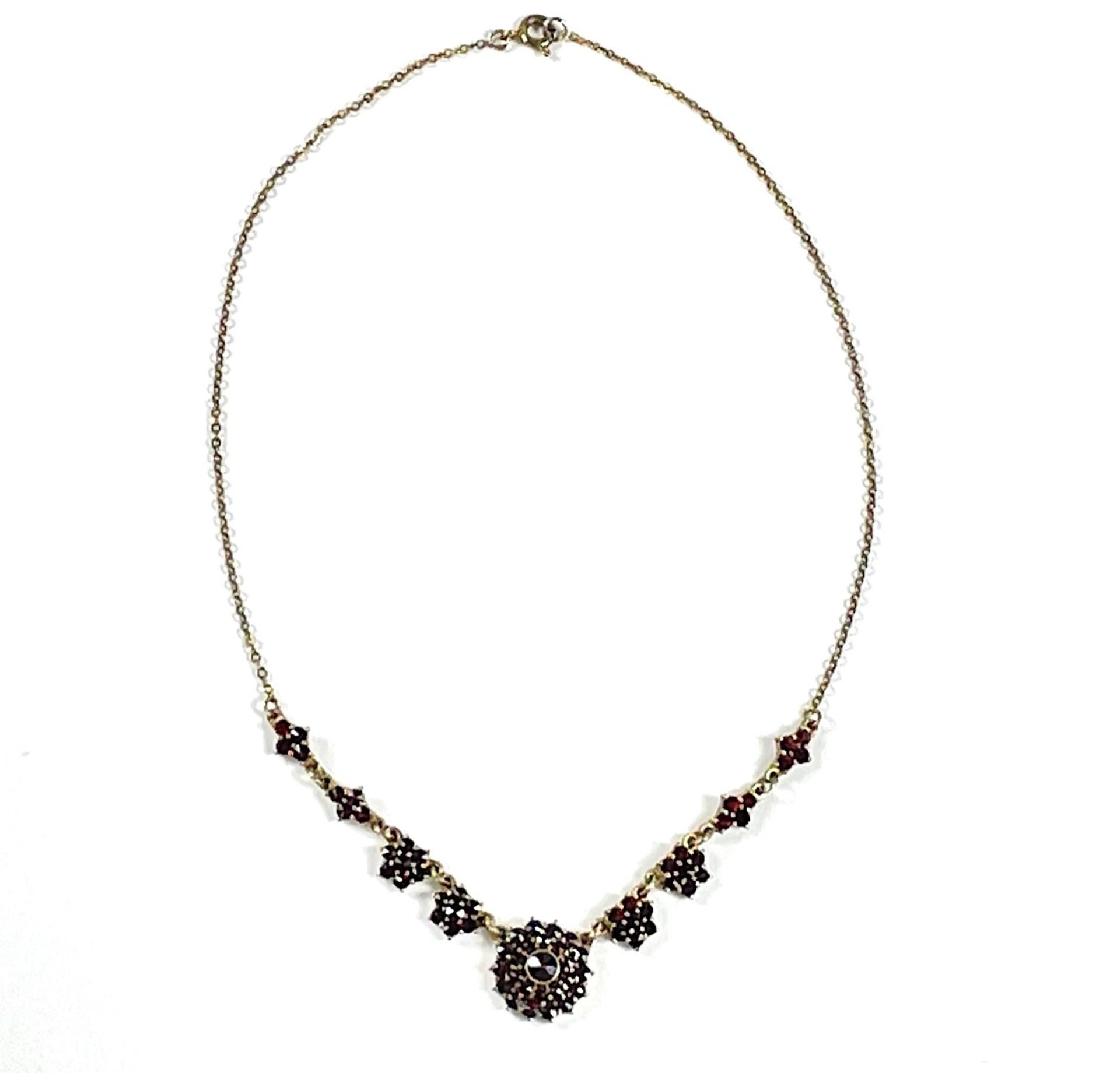Garnet  necklace - Image 3 of 3