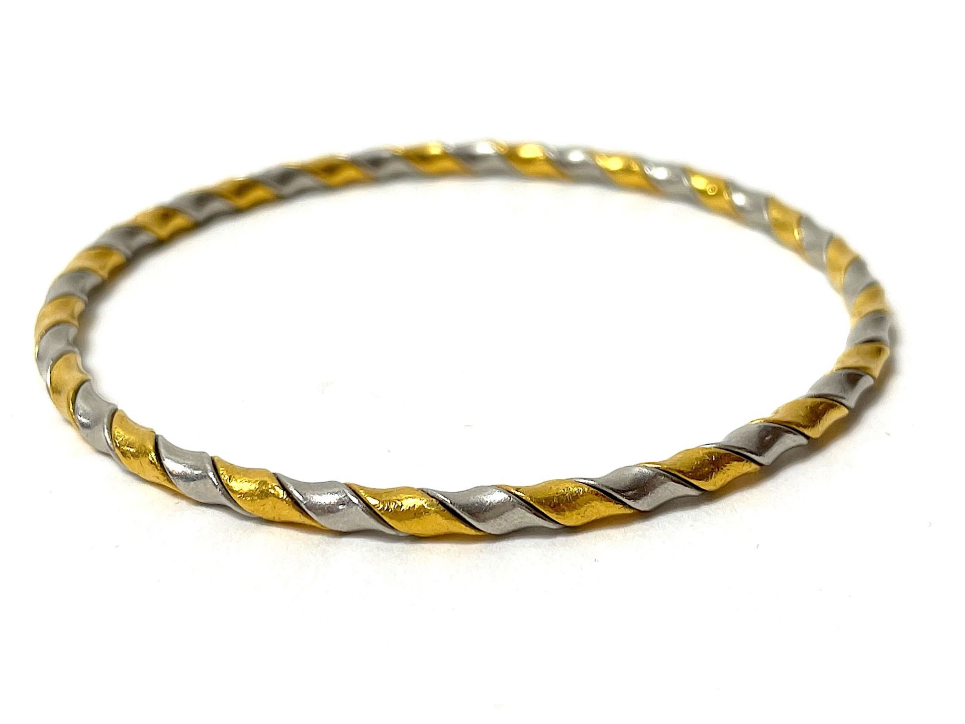 NISSING BANGLE 18 k gold / 950 platinum - Image 2 of 3