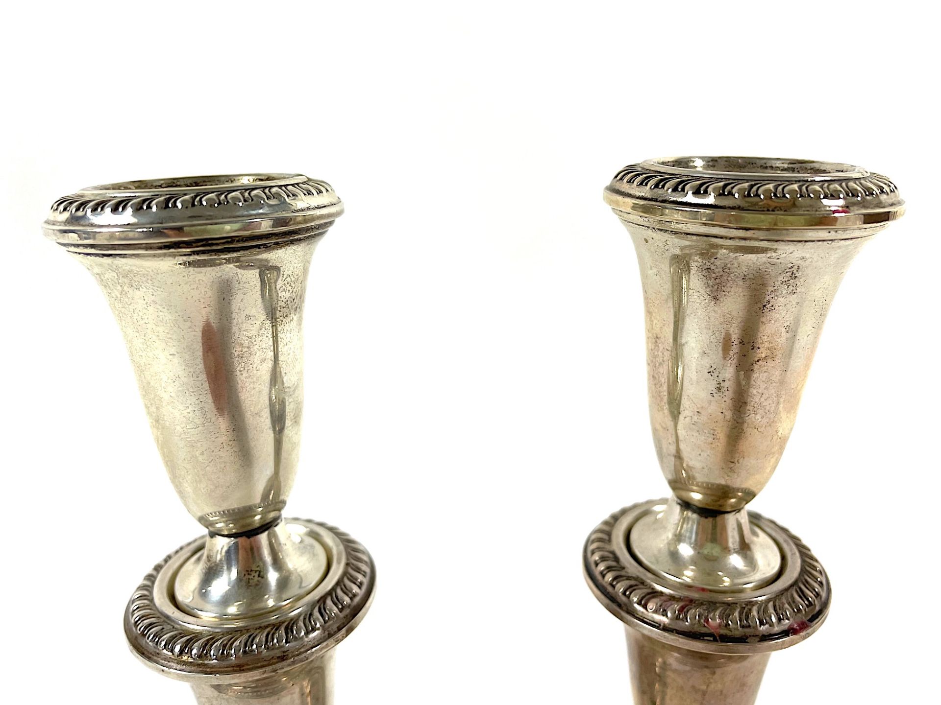 2 candlesticks 925 silver - Image 2 of 8