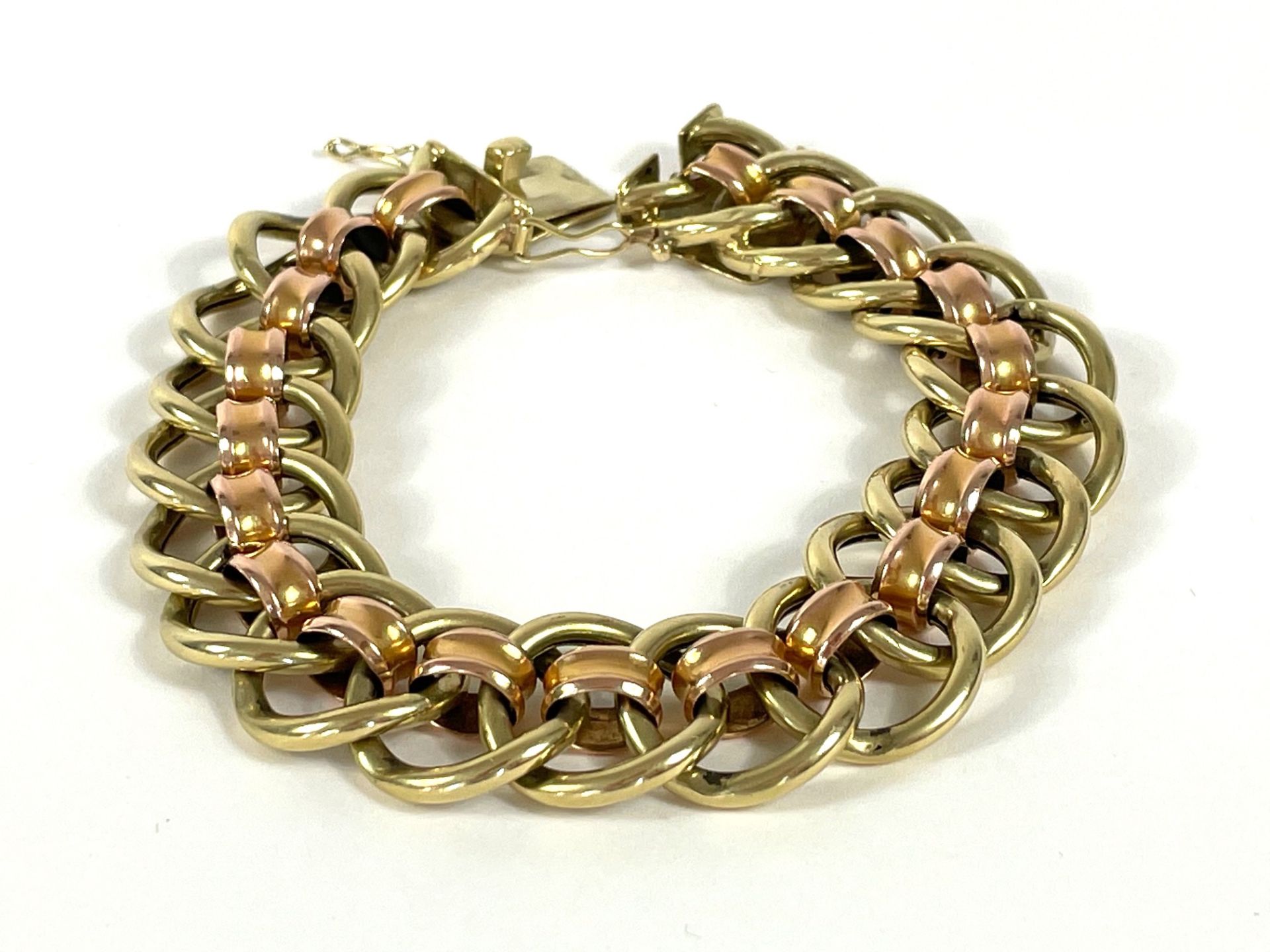 Bracelet 14 K rose gold/gold - Image 2 of 4