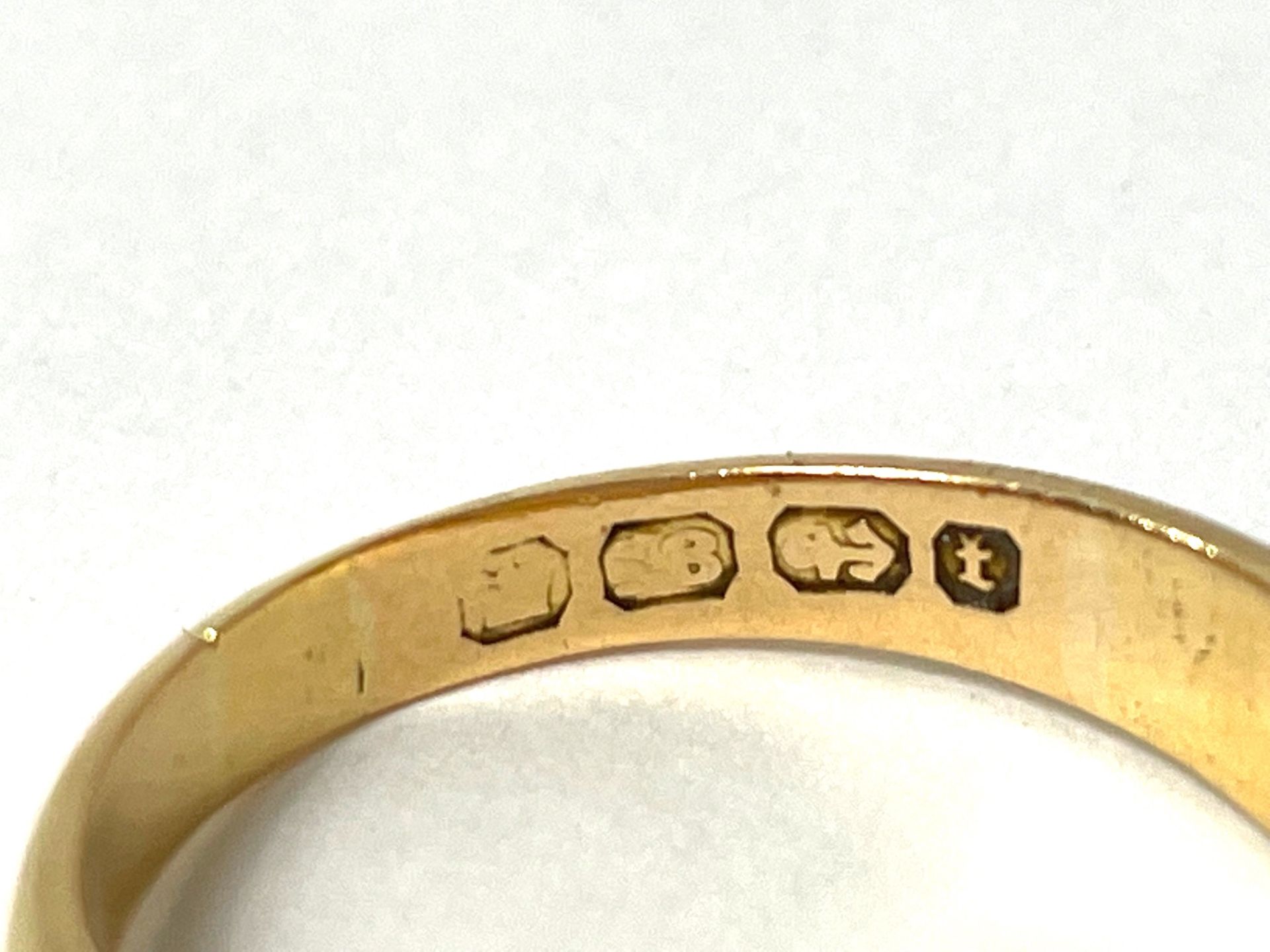 Antiker Ring mit Diamantrosen - Bild 6 aus 6