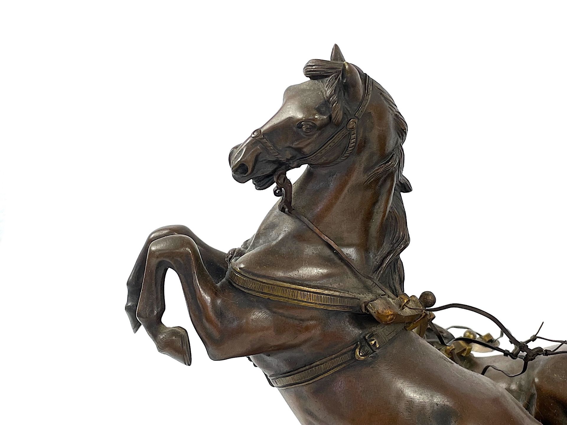 GUISEPPE FERRARI Bronzeskulptur 'Römischer Streitwagen' - Bild 11 aus 24