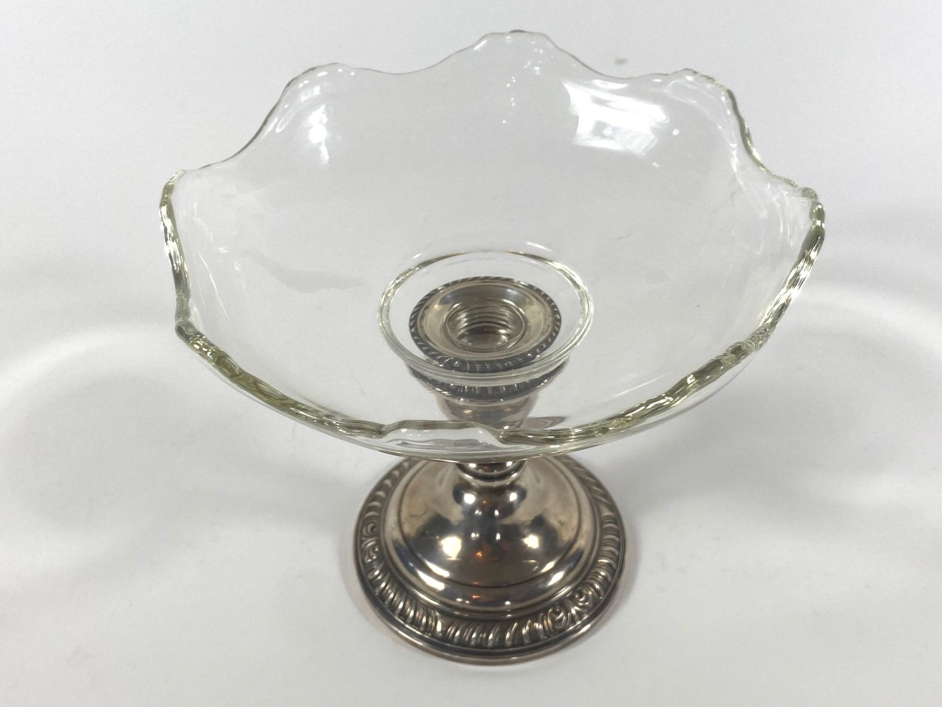 Bowl 925 silver with glass top - Image 2 of 6