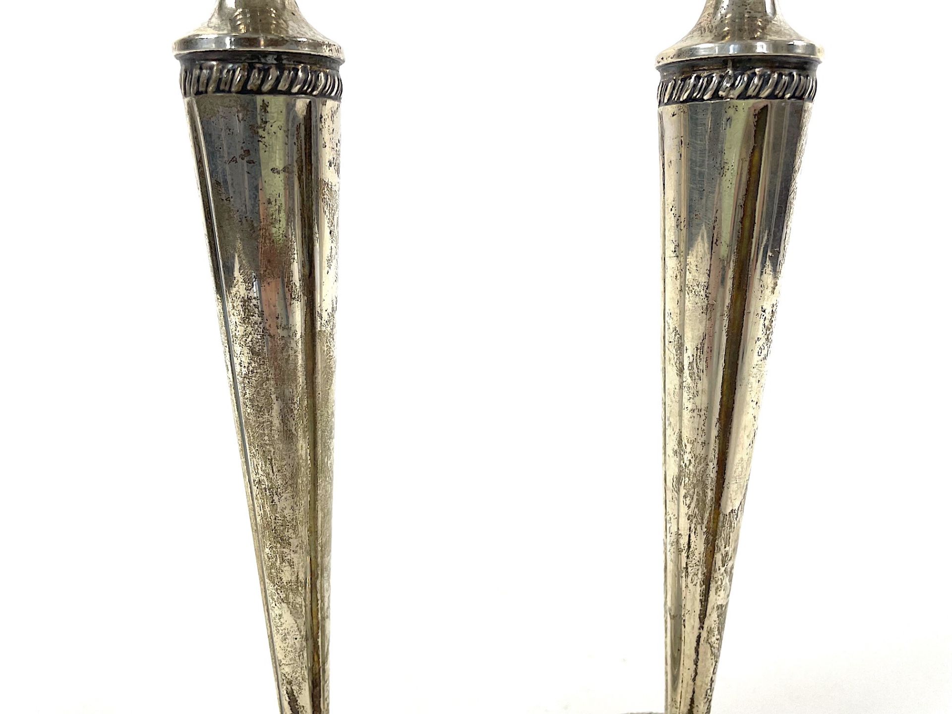 2 candlesticks in 925 silver - Image 5 of 11