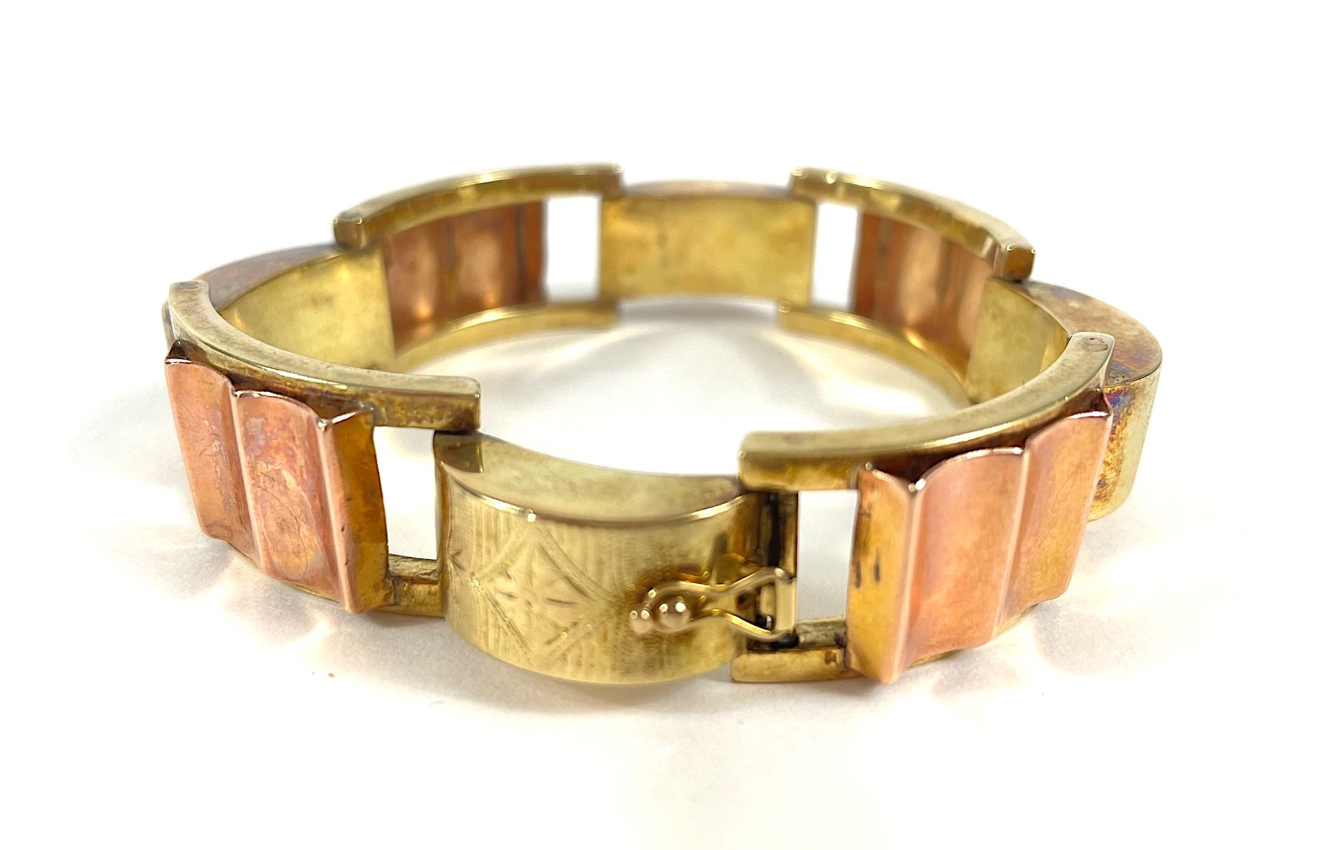 Bracelet 14 K rose gold/gold - Image 2 of 3
