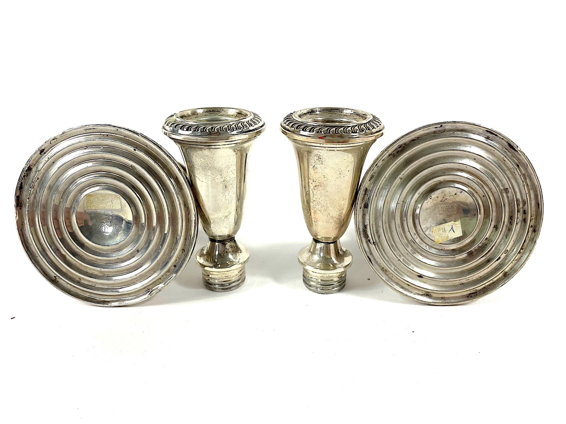 2 candlesticks 925 silver - Image 6 of 8