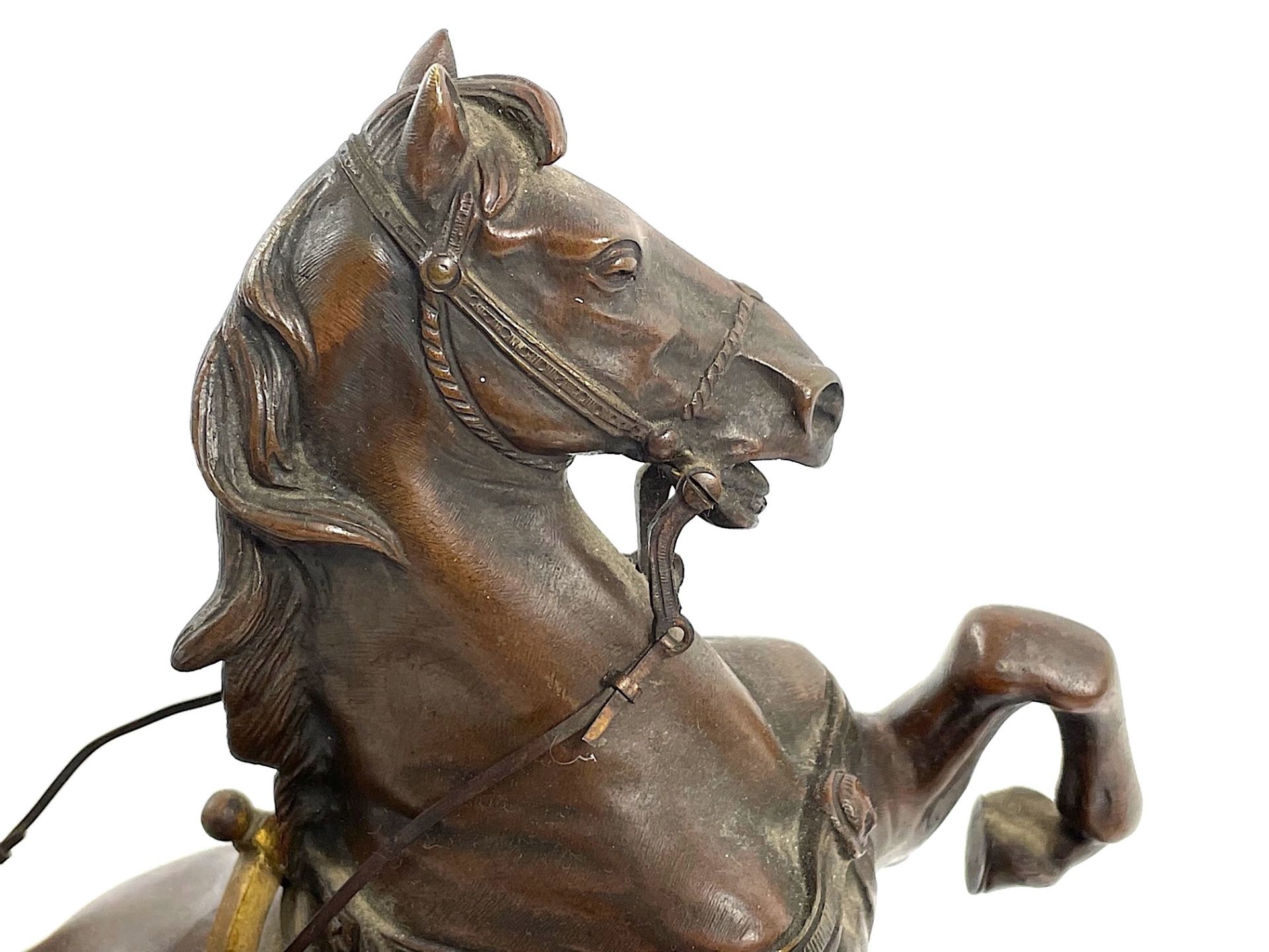 GUISEPPE FERRARI Bronzeskulptur 'Römischer Streitwagen' - Bild 13 aus 24