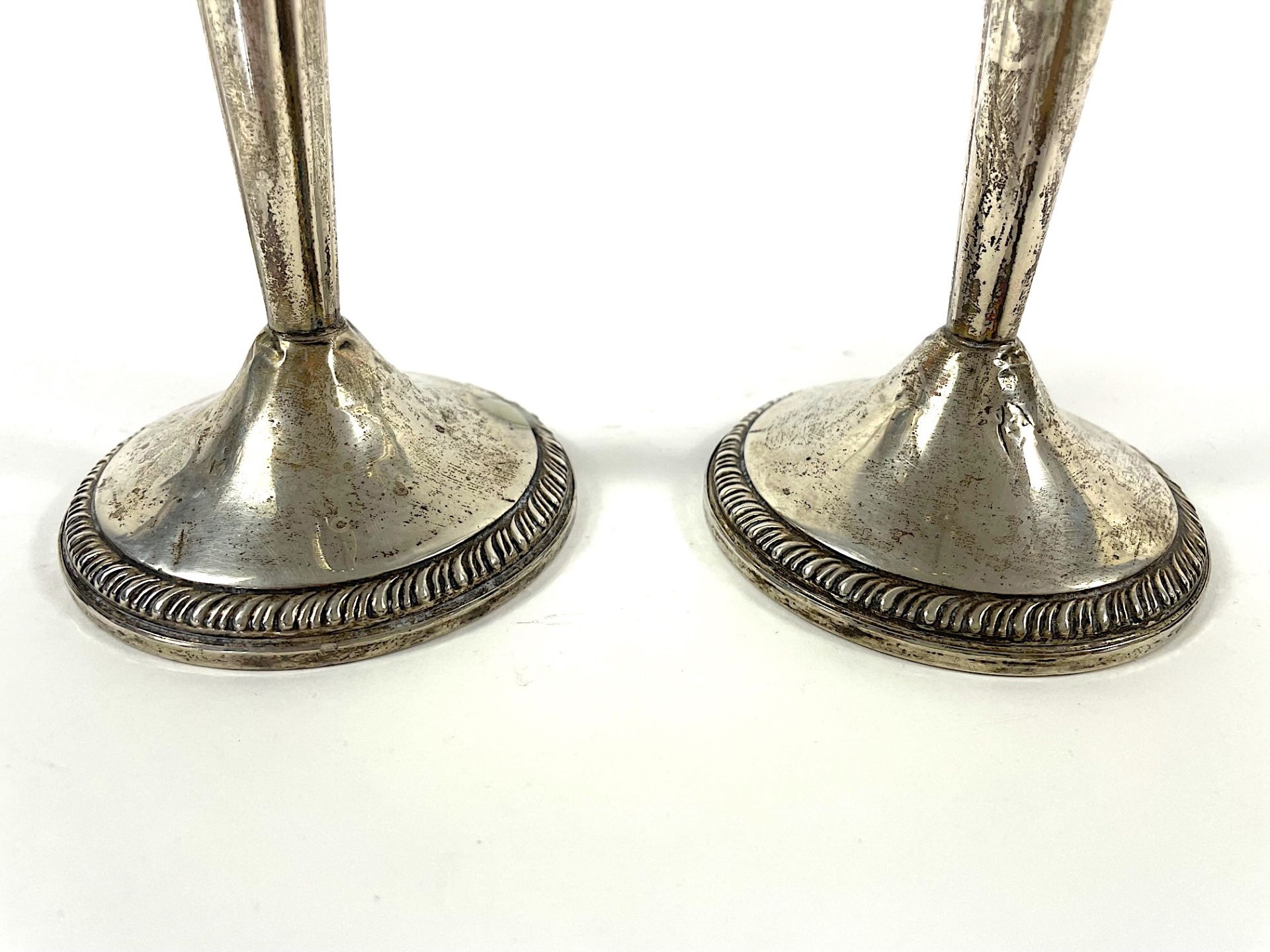 2 candlesticks in 925 silver - Image 8 of 11