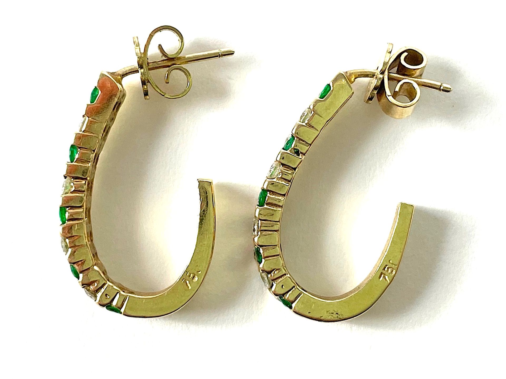 Pair of hoop earrings  - Image 3 of 3