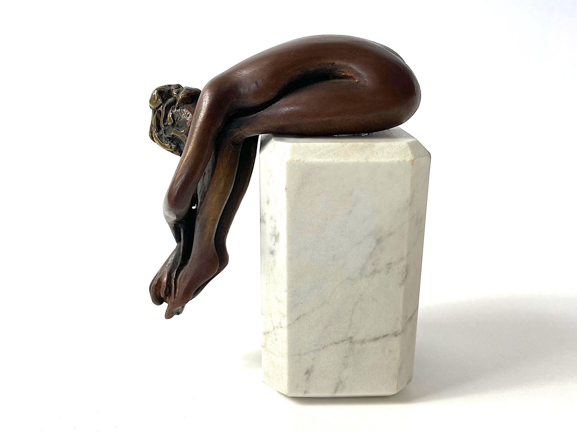 BRUNO BRUNI Bronze sculpture 'Les Beaux Arts' La Calma - Image 2 of 4