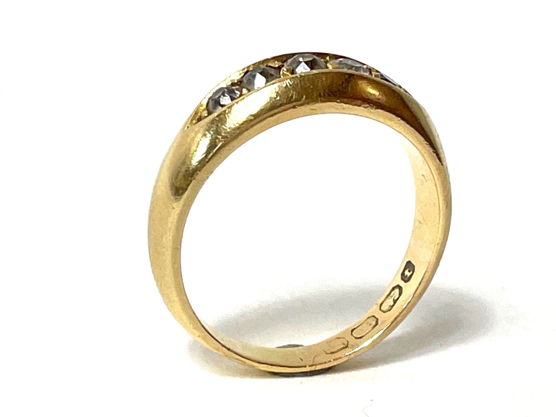 Antiker Ring mit Diamantrosen