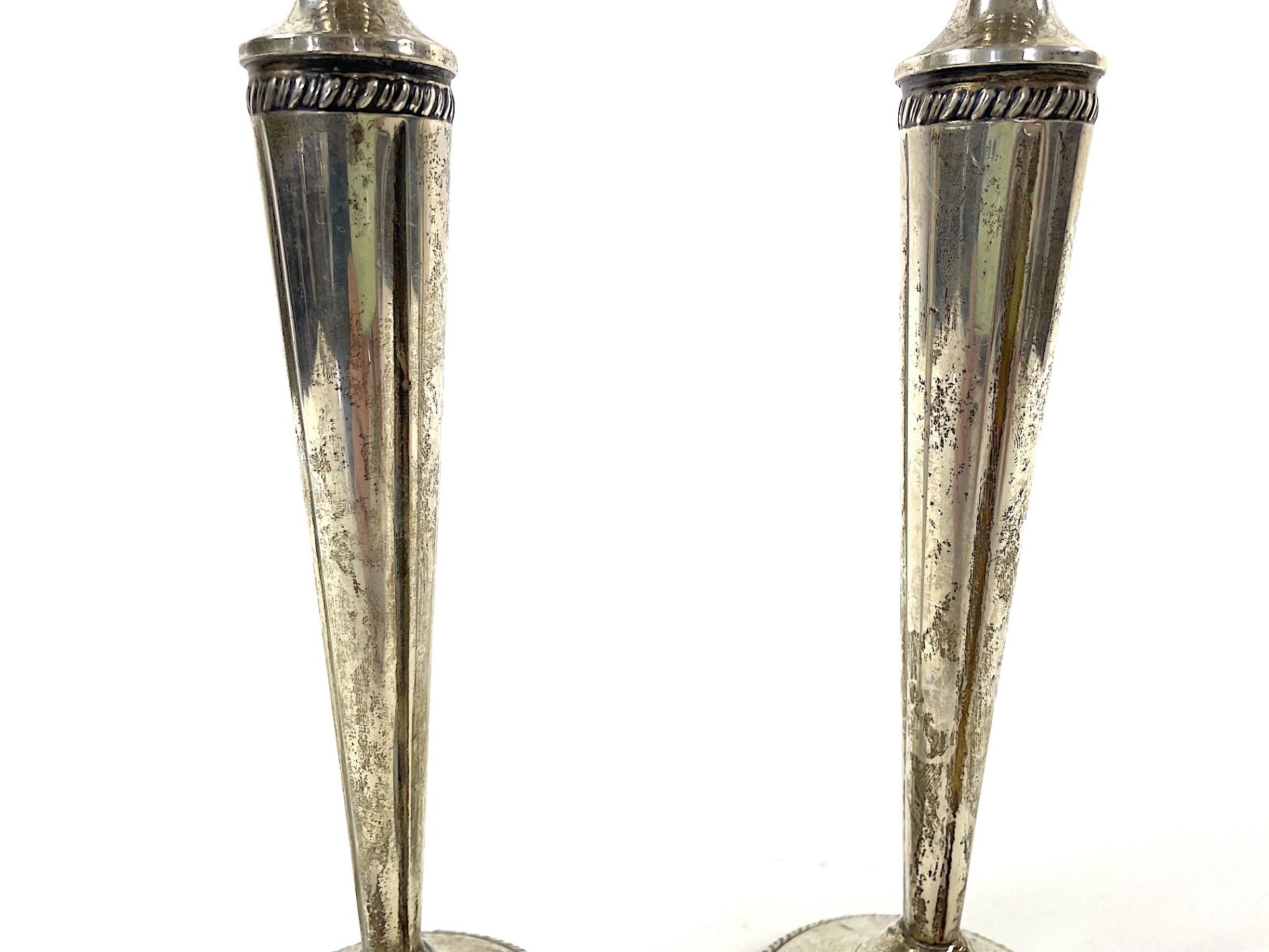 2 candlesticks in 925 silver - Image 6 of 11