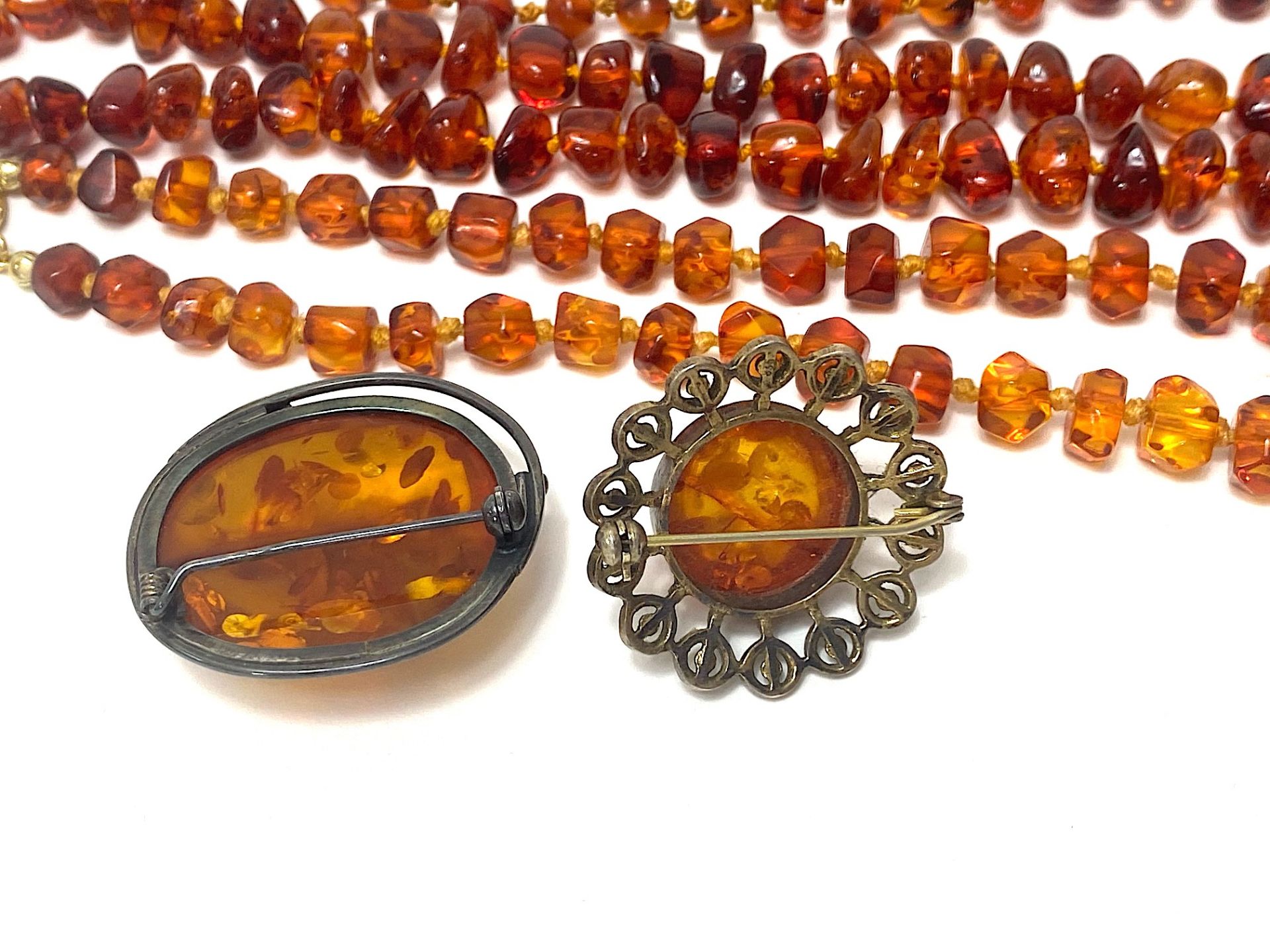 Mixed lot of amber jewelry - Image 3 of 4