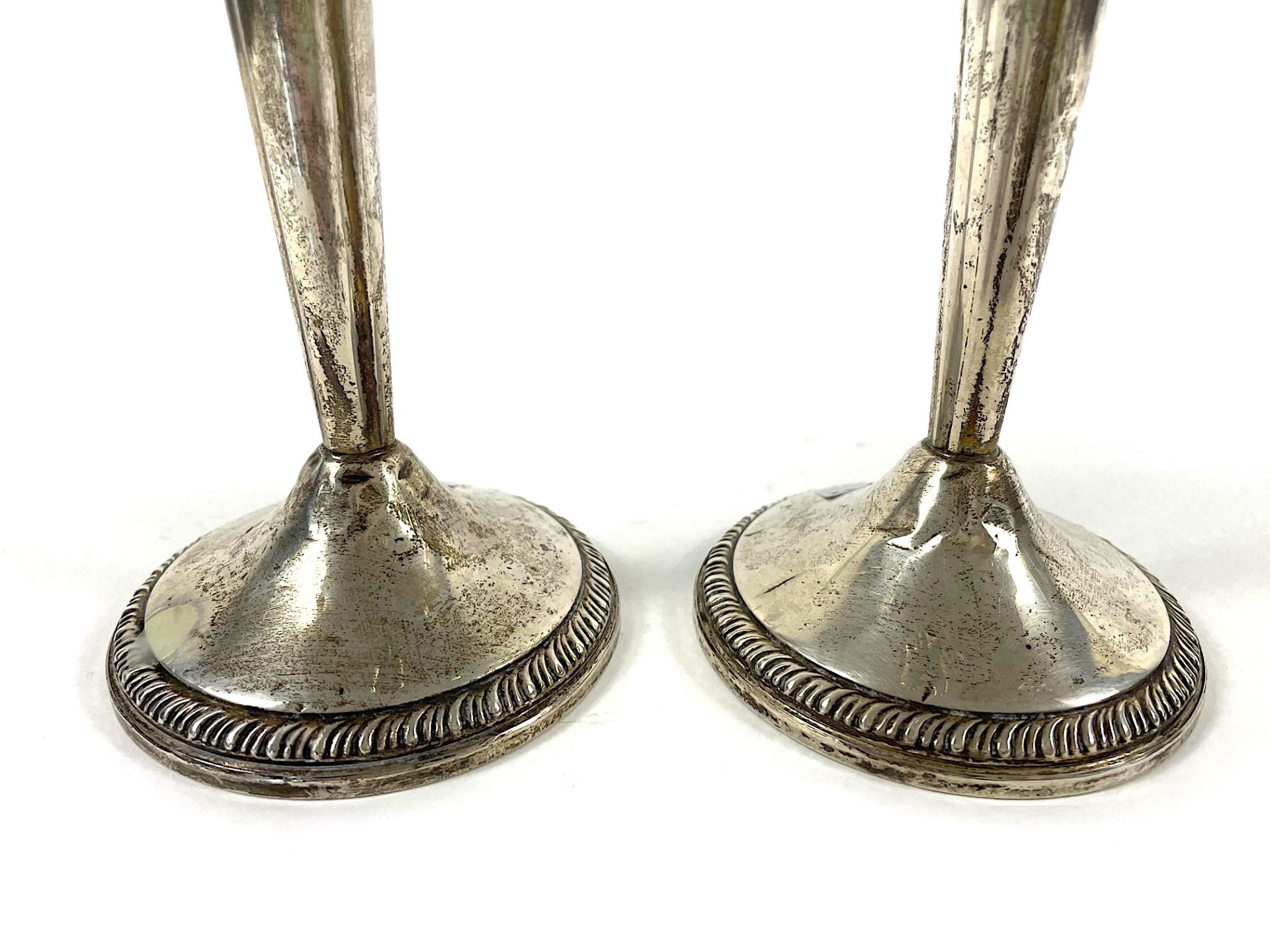 2 candlesticks in 925 silver - Image 7 of 11