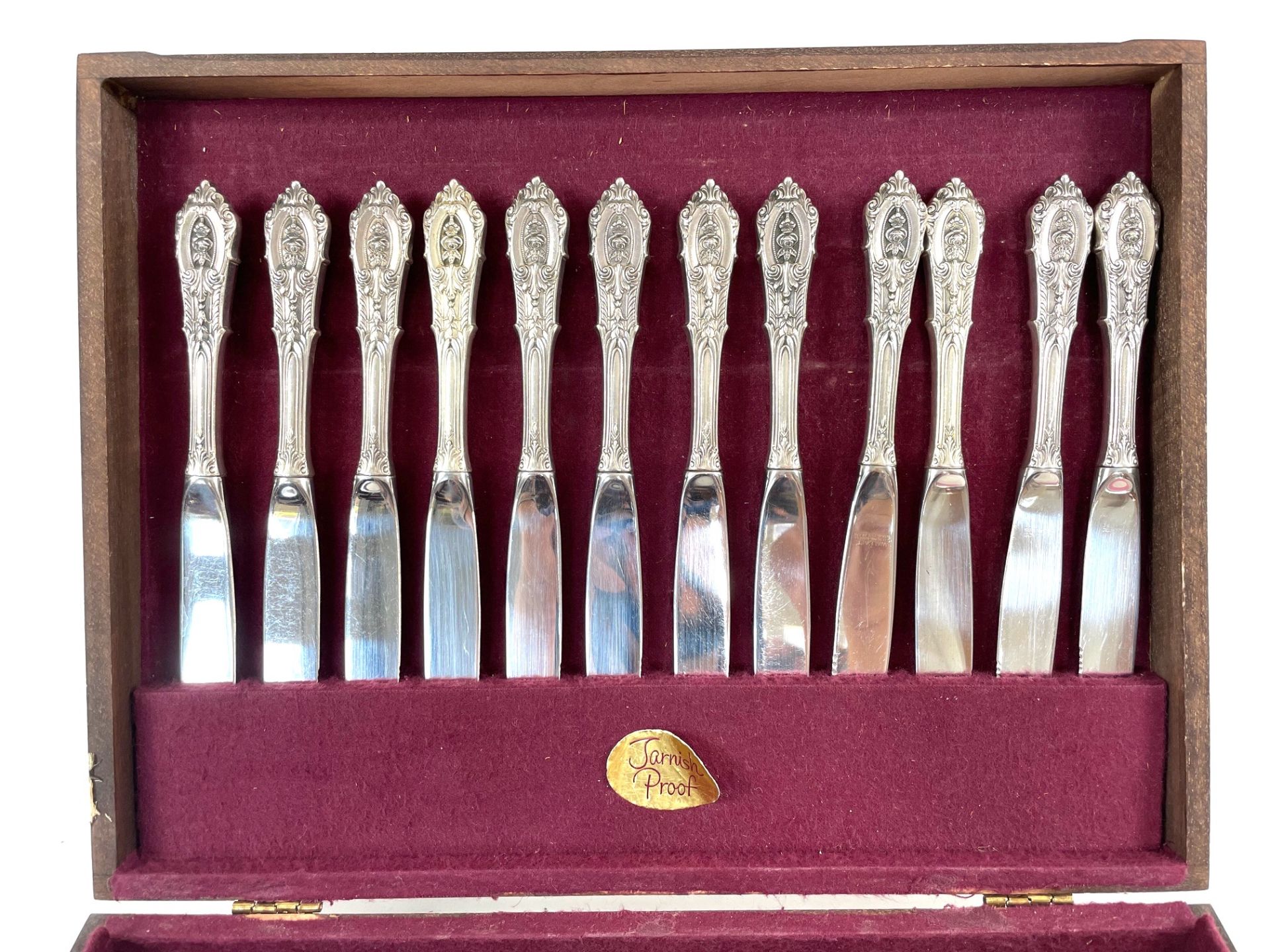 Cutlery set 'Rosepoint' sterlingsilver - Image 2 of 12