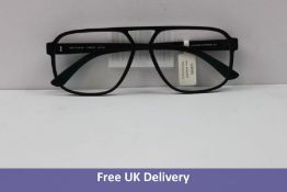 Mykita Concord Unisex Glasses, Pitch Black, Size 140