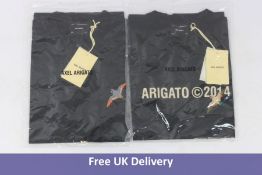 Two Axel Arigato Men's T-Shirts, Black, Size M