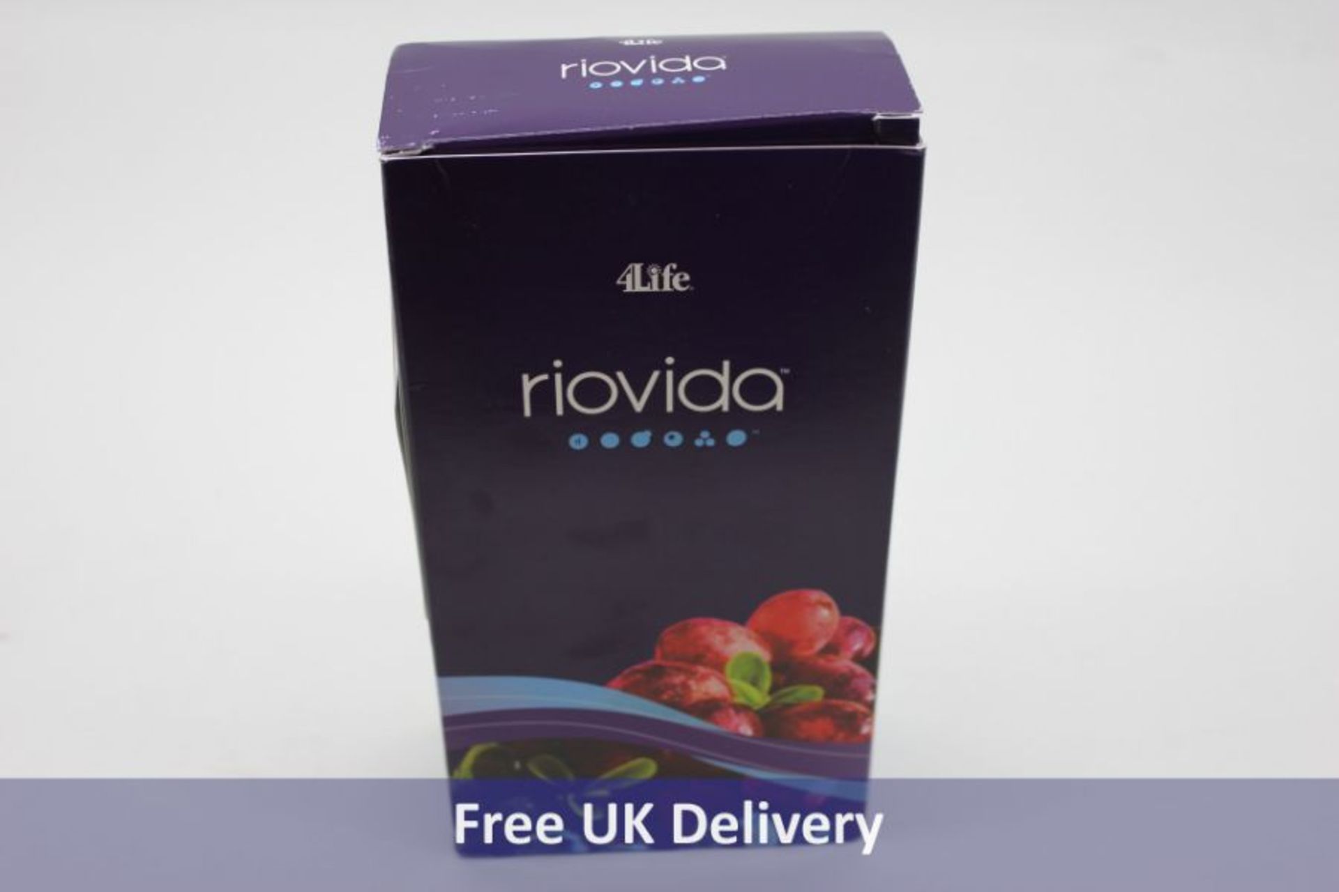 Two Bottles 4Life Riovida Food Supplement Juice with Tri-Factor Formula, 500ml each