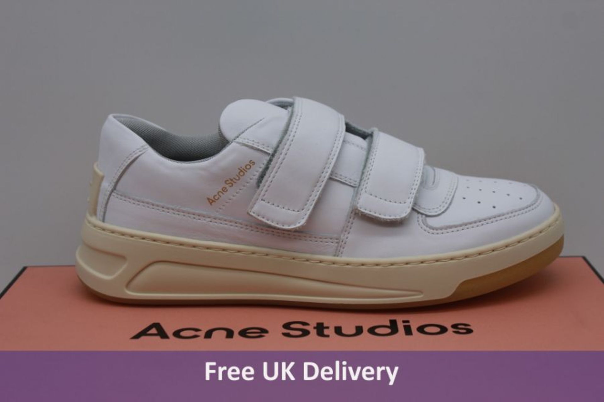 Acne Studios Women's Velcro Strap Trainers, White, EU 40